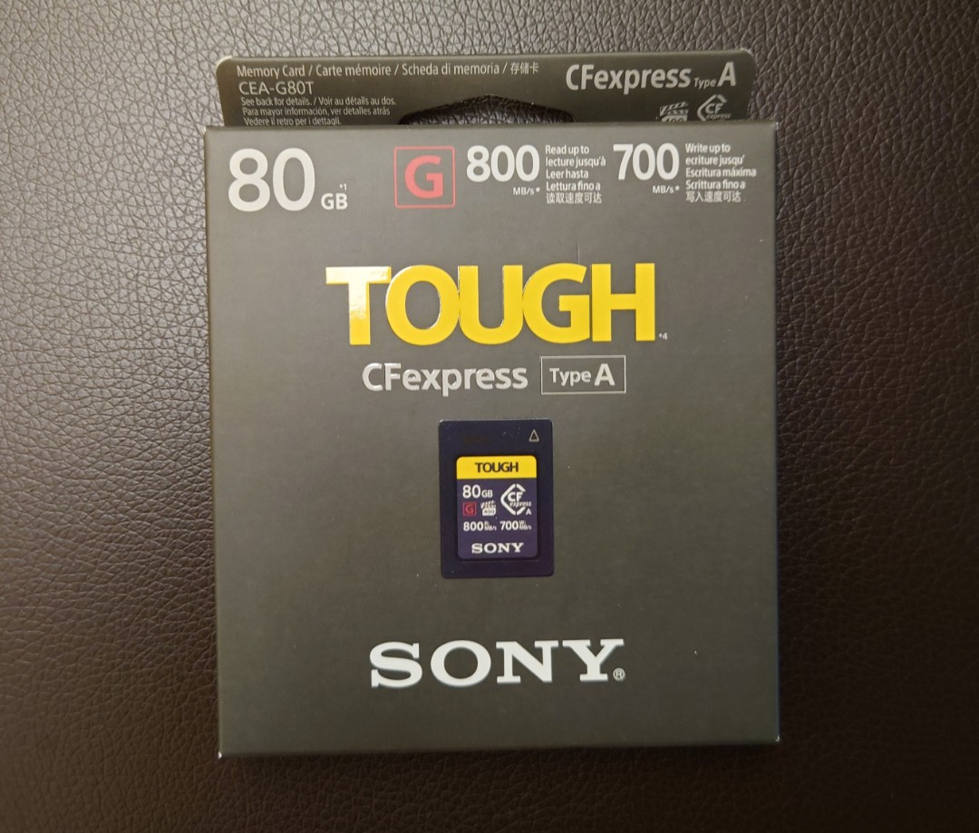 全新未開封Sony TOUGH系列80GB CFexpress Type A 超高速記憶卡！, 音響