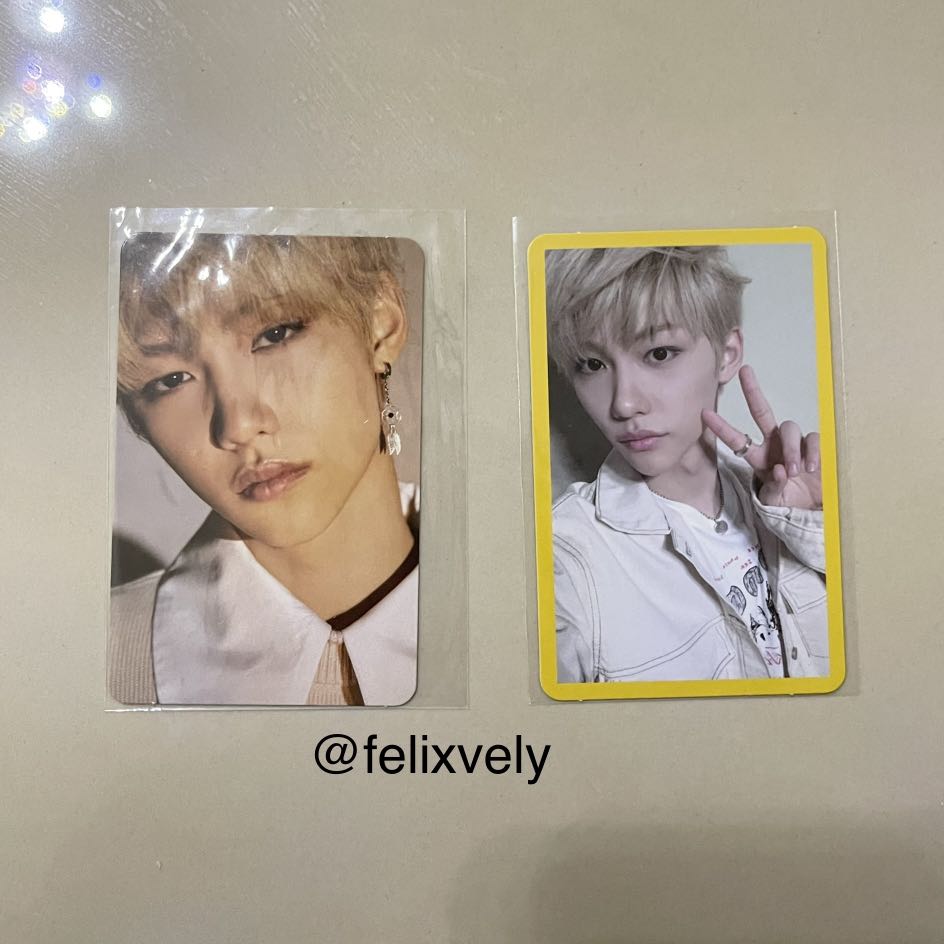 STRAY KIDS FELIX PHOTOCARD YELLOW WOOD, Hobbies & Toys