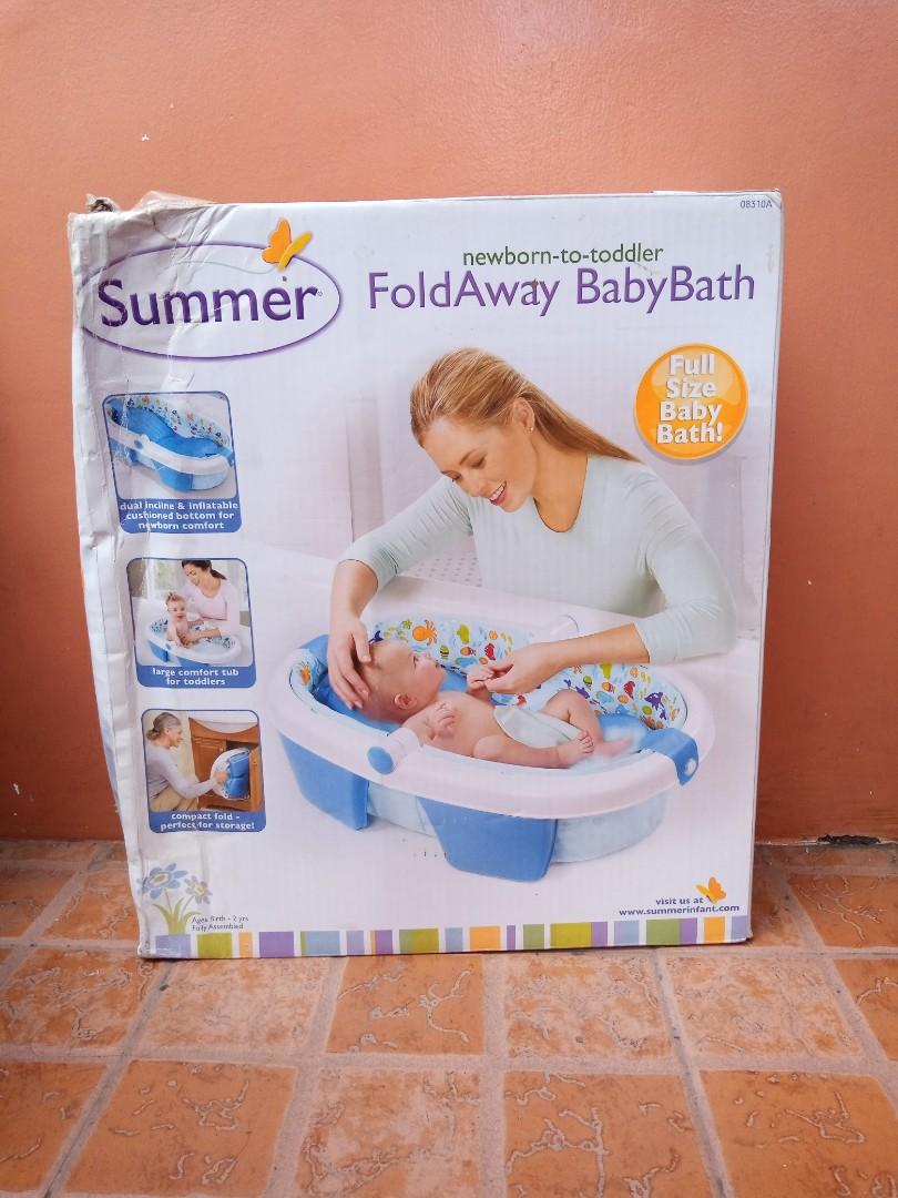 Summer Fold away Baby Bath (Category: Bathtub & Bath Accessories) located in Rizal. Submitted by allaboutbeautythings (Listing ID 1081010200, Image 1). Description: Unused. Stocked only..