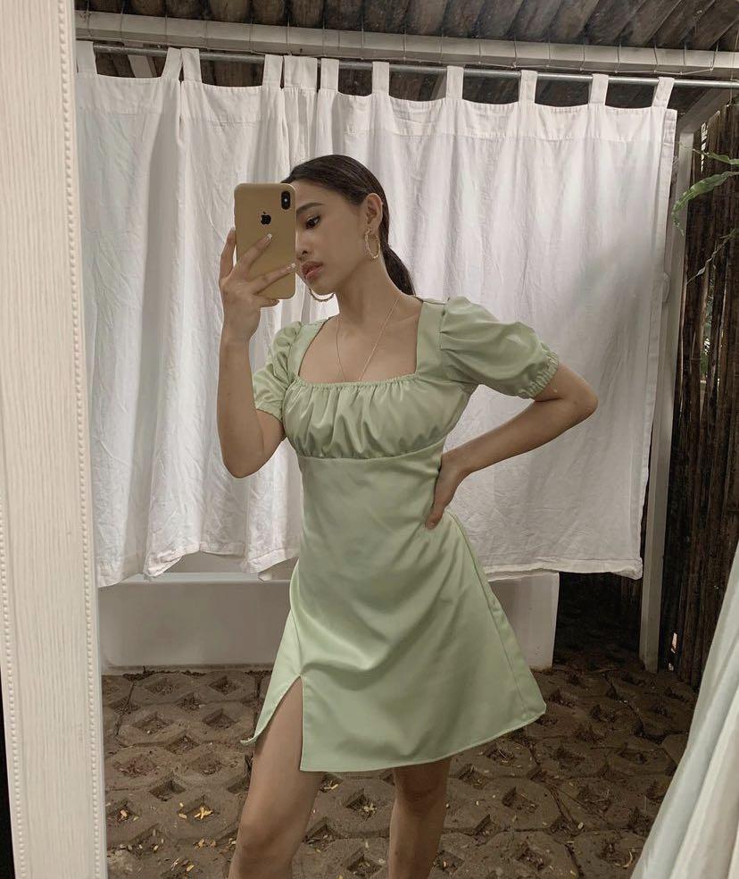 Lily silk deals dress