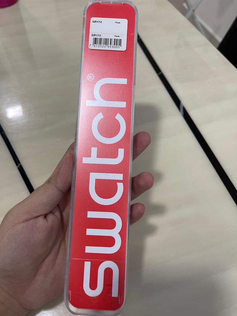 swatch GR172 red watch