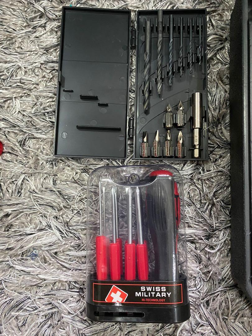 Swiss military cordless hammer drill set outlet