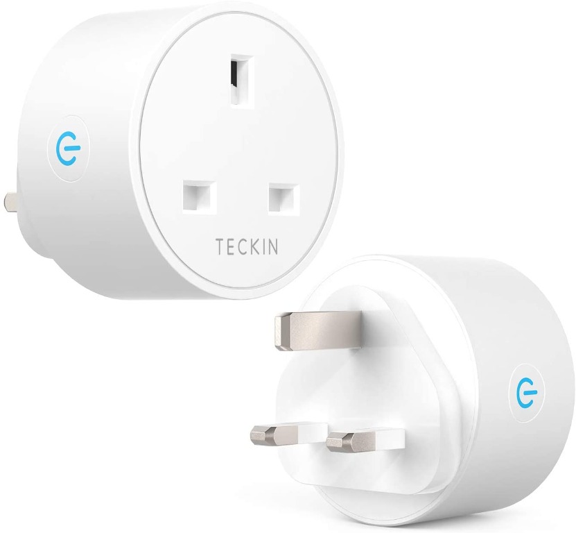 TECKIN Smart Plug WiFi Mini Socket 13A Works with Alexa, Google Home