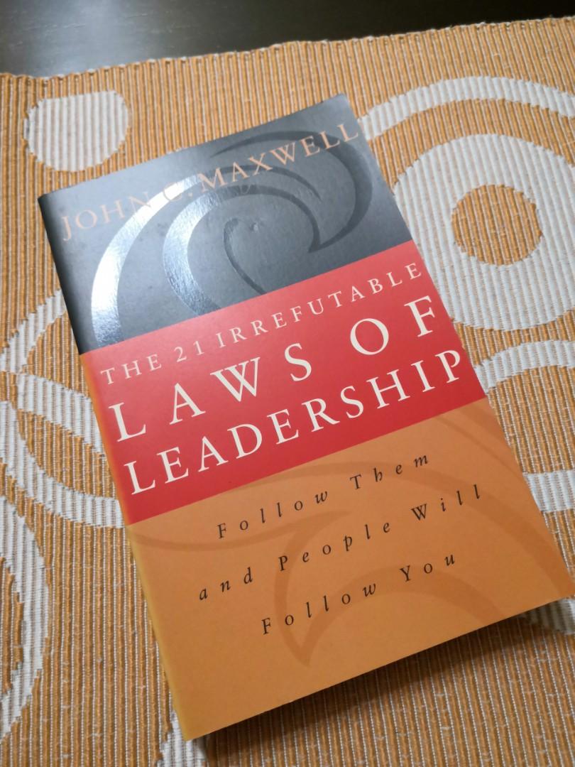 The 21 Irrefutable Laws of Leadership by Jonh C Maxwell, Books 