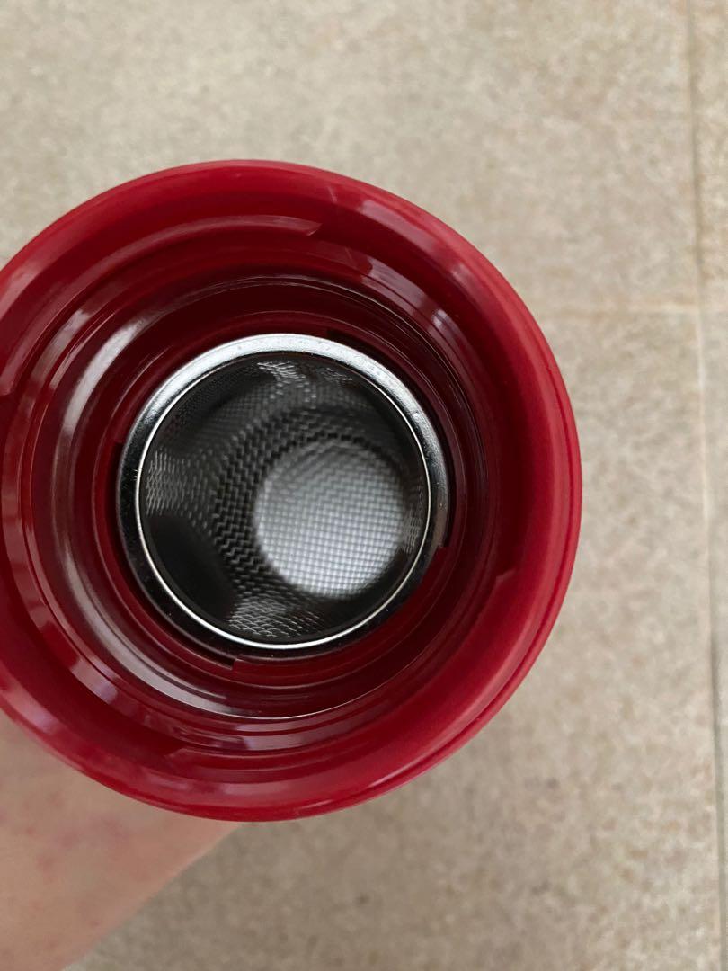 Thermos flask with tea strainer, Furniture & Home Living, Kitchenware