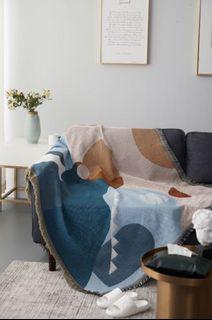 Throw Blanket Accent Jacquard