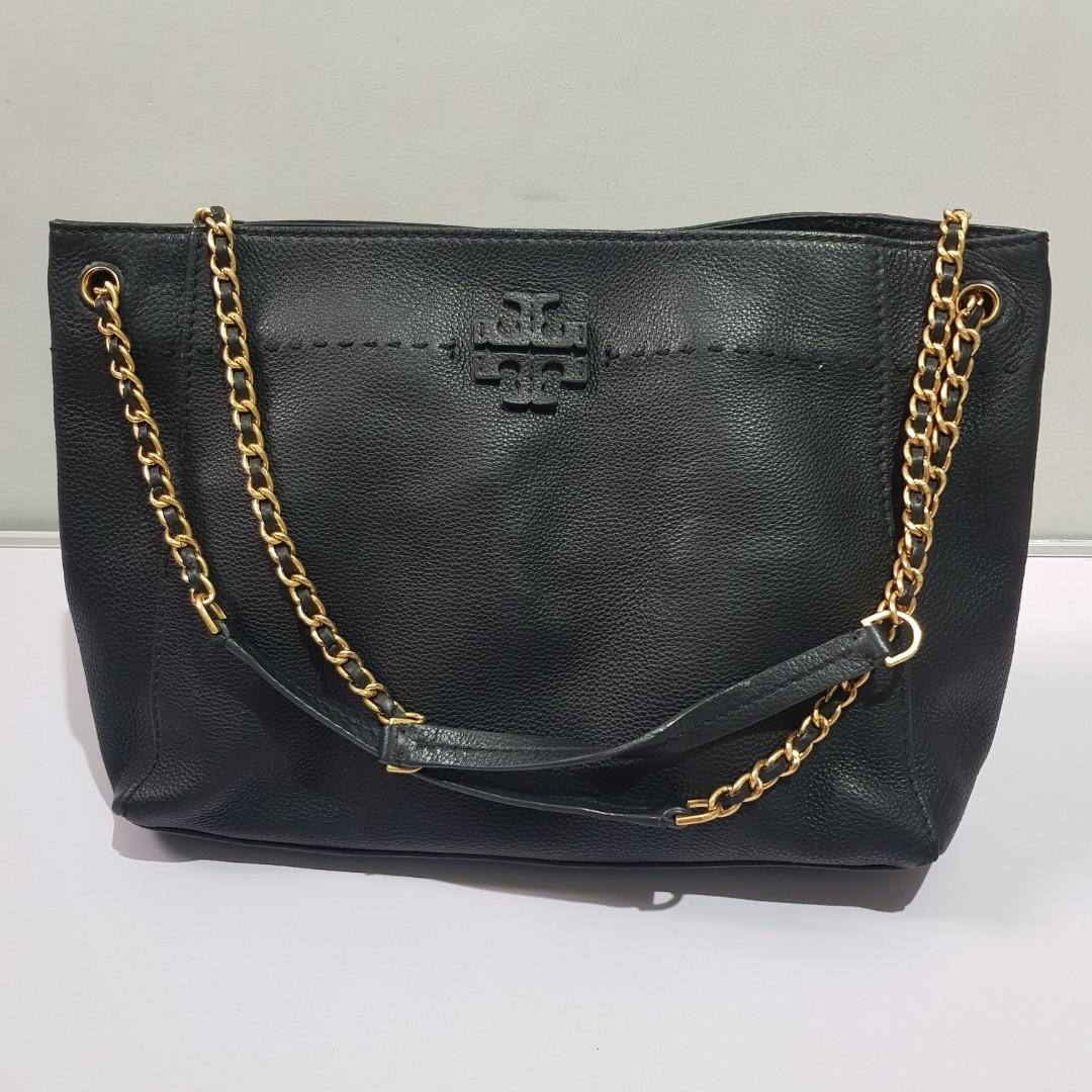 Authentic Tory Burch Chain Bag Tote, Luxury, Bags & Wallets on Carousell