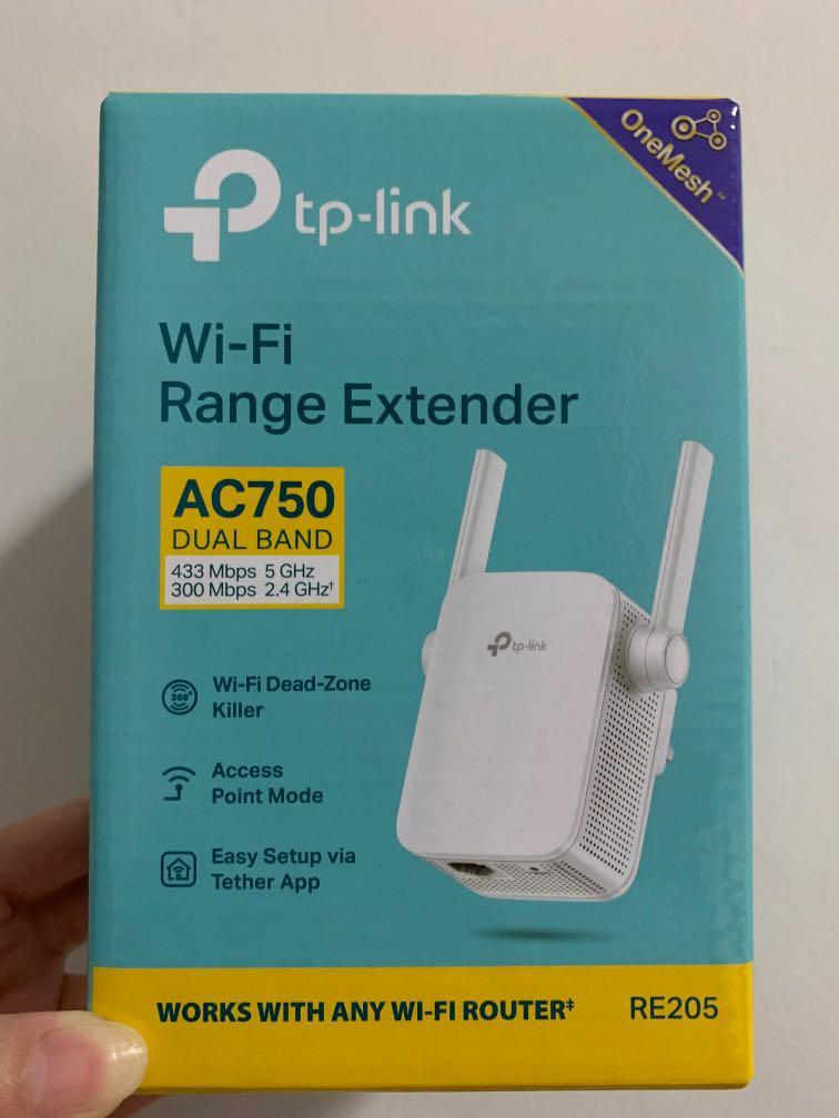 TPLink Wifi Extender AC750 Dual Band, Computers & Tech, Parts