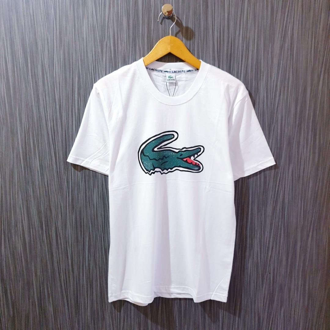 Tshirt kaos lacoste premium, Fesyen 