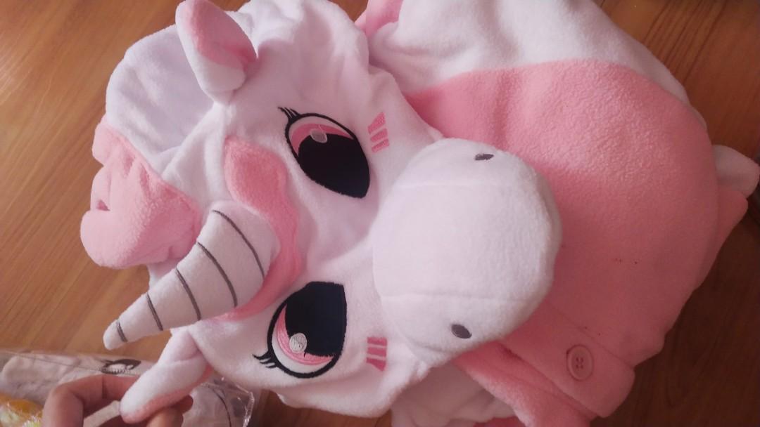Unicorn Costume Unicorn Pegacorn Onesie Juansie Manila Adult Size with Matching Slippers