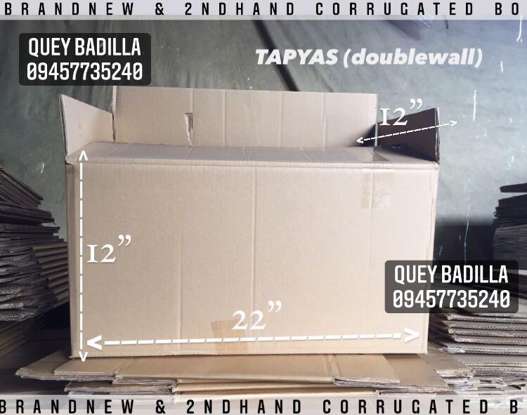used/2ndhand box (Category: Storage Boxes & Baskets) located in Quezon City. Submitted by gq.packagingsupplies.ph (Listing ID 1081186198, Image 1). Description: BRANDNEW BALIKBAYAN BOX 🛒33” x 19” x 19” biggest heavy duty / double wall 🛒20” x 20” x 20” double wall 2NDHAND BOX; 🛒18” x 17” x 18” (single wall) 🛒18” x 15” x 13” (single wall) 🛒22” x 12” x 12” for 6 gallon (double wall) 🛒13” x 13” x 12” for 4gallon (single wall) 🛒11” x 9 1/2” x 1