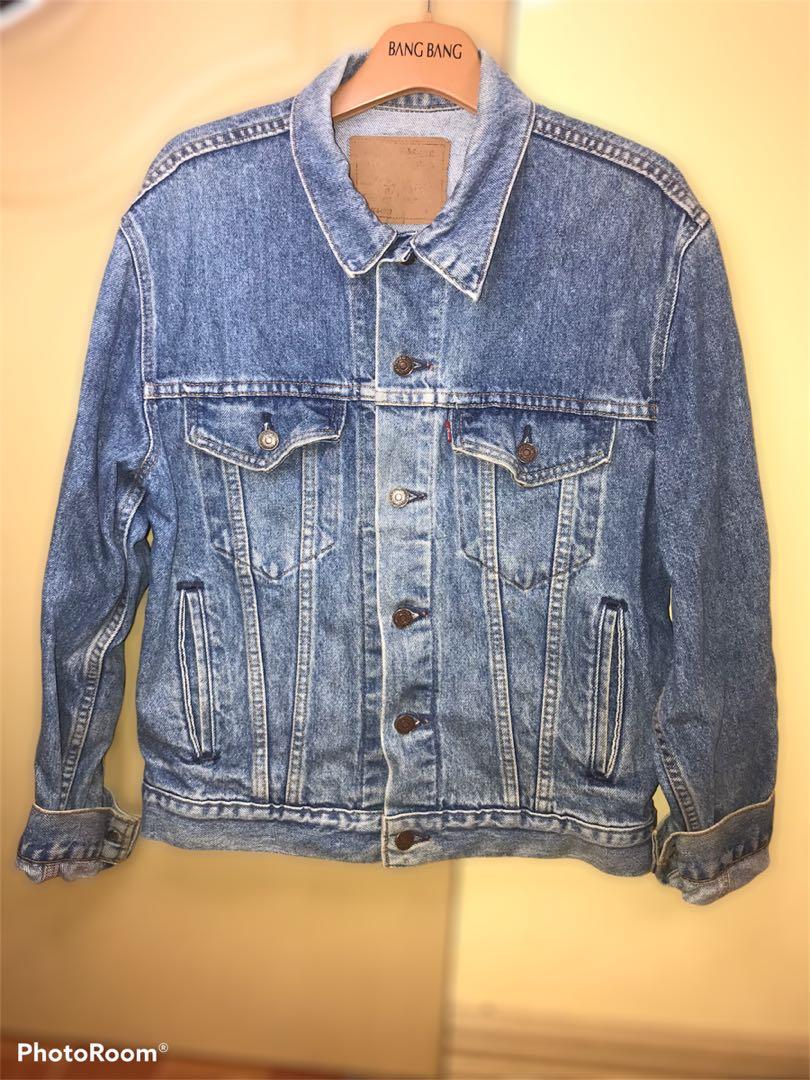 Vintage Levis Denim Jacket 70506 Made in USA, Men's Fashion, Coats, Jackets  and Outerwear on Carousell