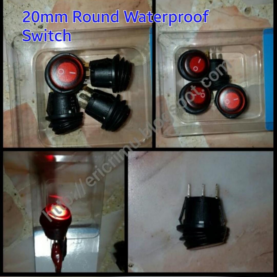 12V Waterproof Switch and Toggle Racing ON/OFF With LEDs, Everything ...