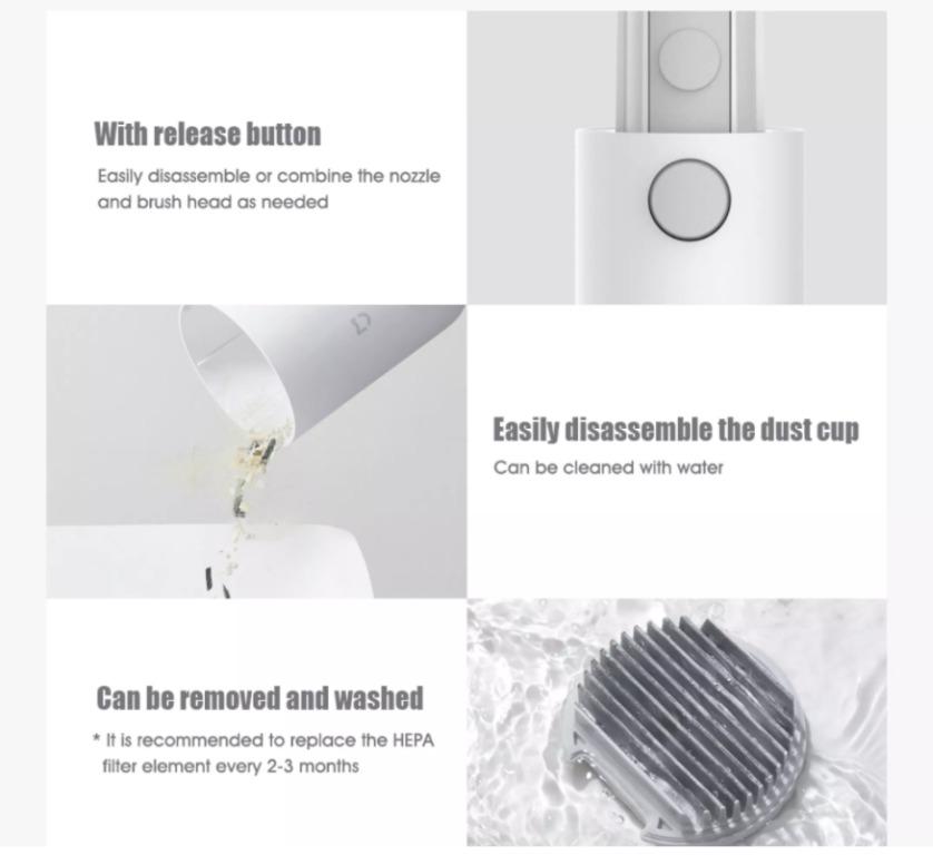 Xiaomi Mijia Wireless Handheld Vacuum Lite MJWXCQ03DY, TV & Home ...