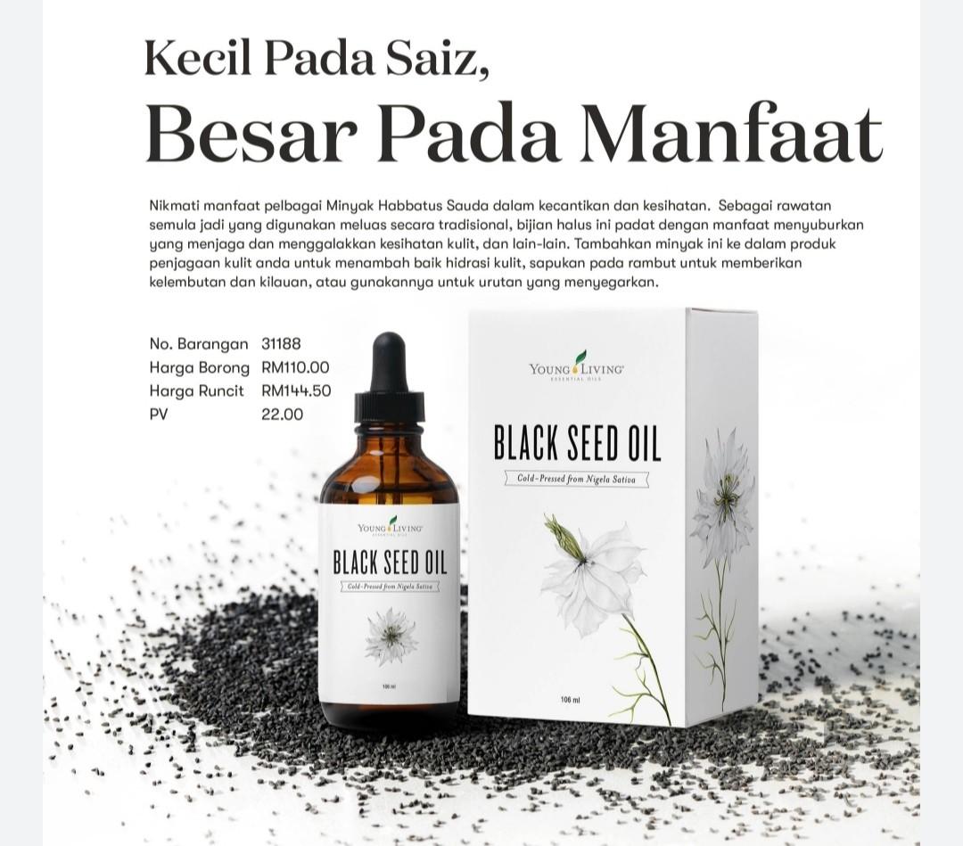 Young Living Black Seed Oil Health Beauty Perfumes Nail Care Others On Carousell