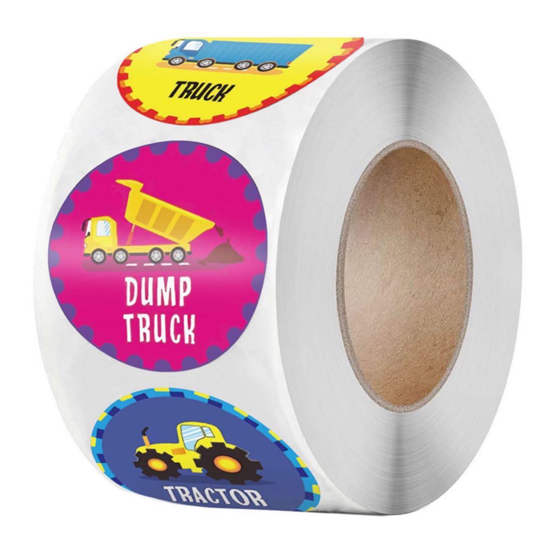 Cartoon Rucking Sticker Cartoon Vehicle Trucking Label Stickers, Hobbies & Toys, Stationery ...