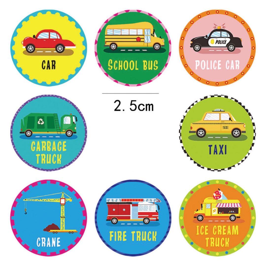 Cartoon Rucking Sticker Cartoon Vehicle Trucking Label Stickers, Hobbies & Toys, Stationery ...