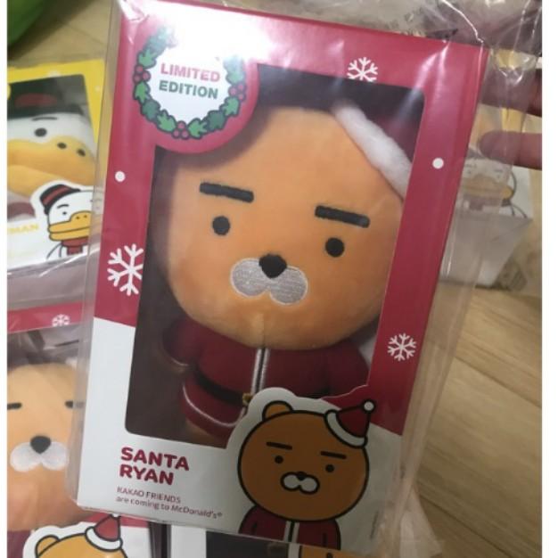 無盒 韓國kakao Friends Santa Ryan聖誕限定版 玩具 遊戲類 毛公仔 Carousell