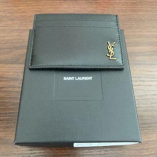 [全新] SAINT LAURENT Hiny Leather Card Case 卡片套