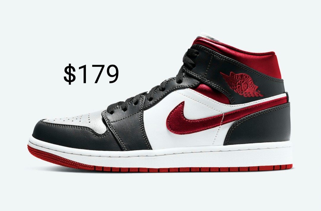 Air Jordan 1 Mid Metallic Red