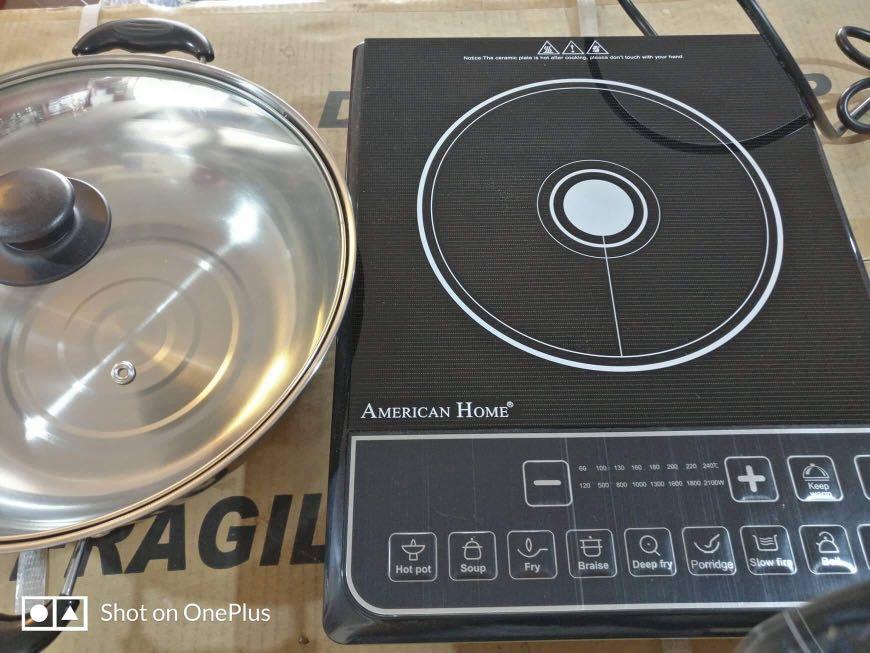 American Home Induction Cooker Aic 3600b Tv Home Appliances Kitchen Appliances Cookers On Carousell
