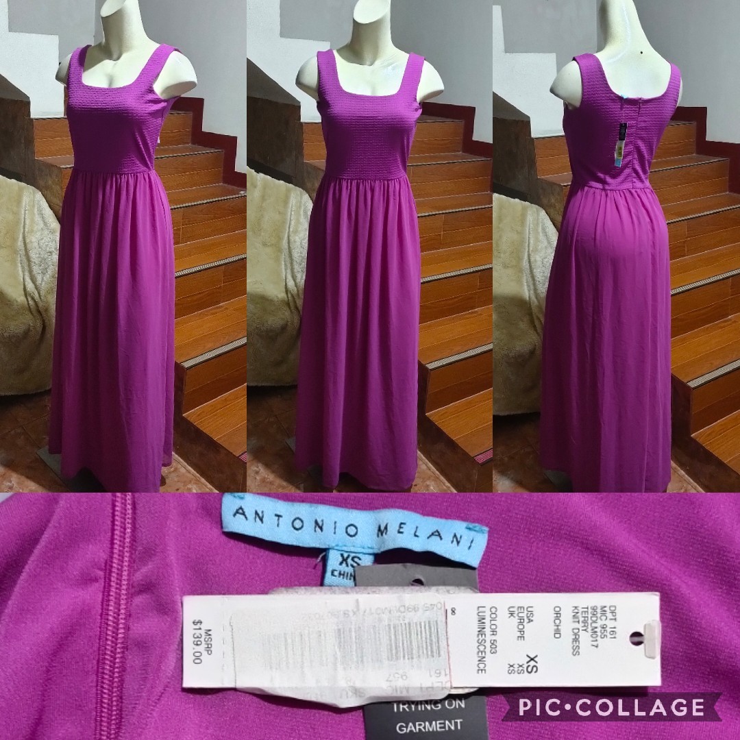 Antonio Melani Pink Violet Gown Women s Fashion Dresses Sets