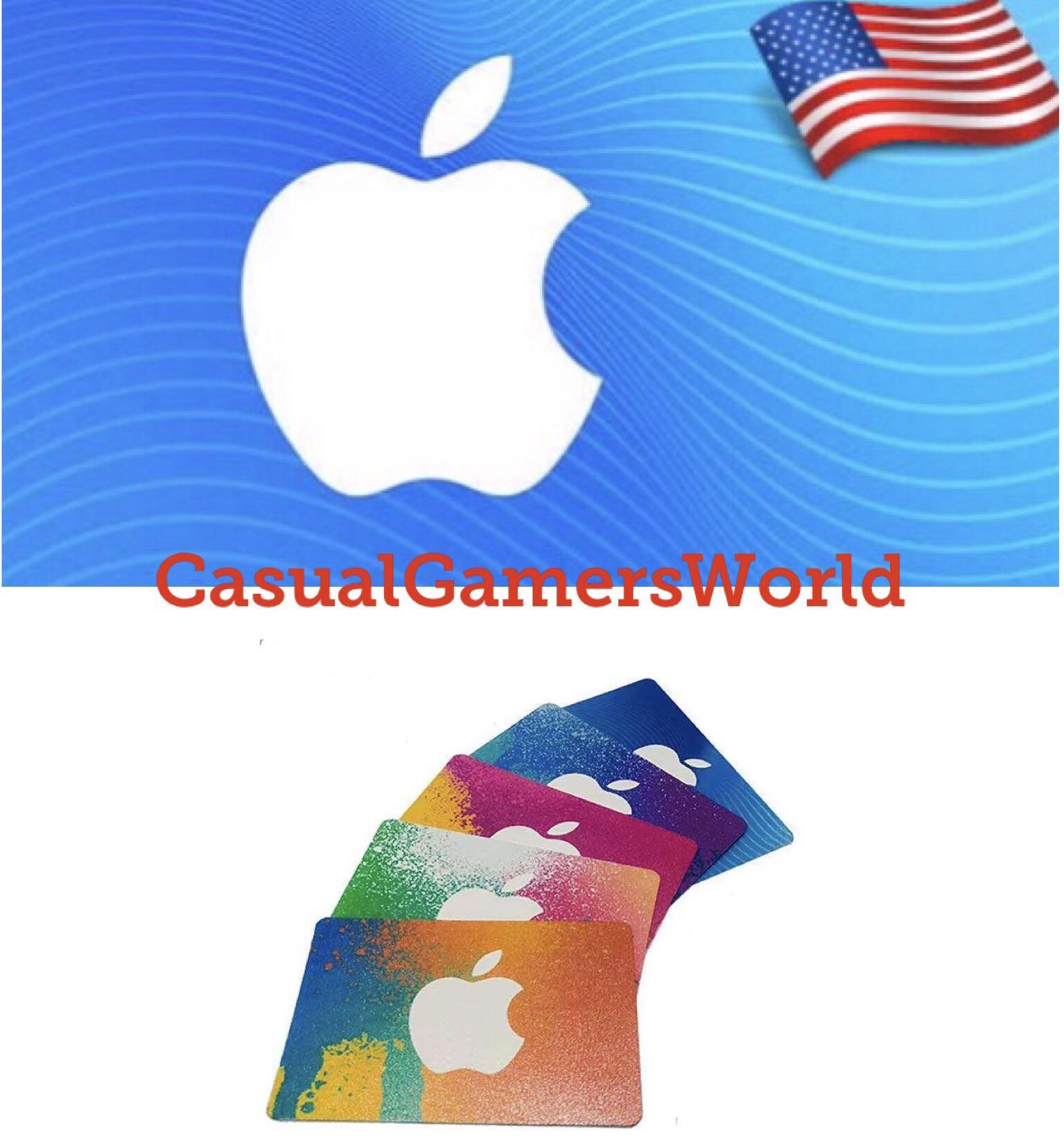 Apple iTunes gift cards (USD Store), Tickets & Vouchers, Vouchers on  Carousell