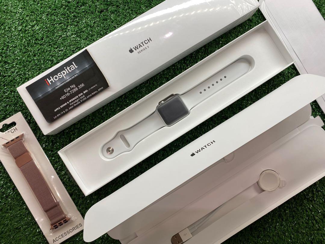 Apple Watch s3 38mm GPS aluminum, Mobile Phones \u0026 Gadgets, Wearables \u0026  Smart Watches on Carousell