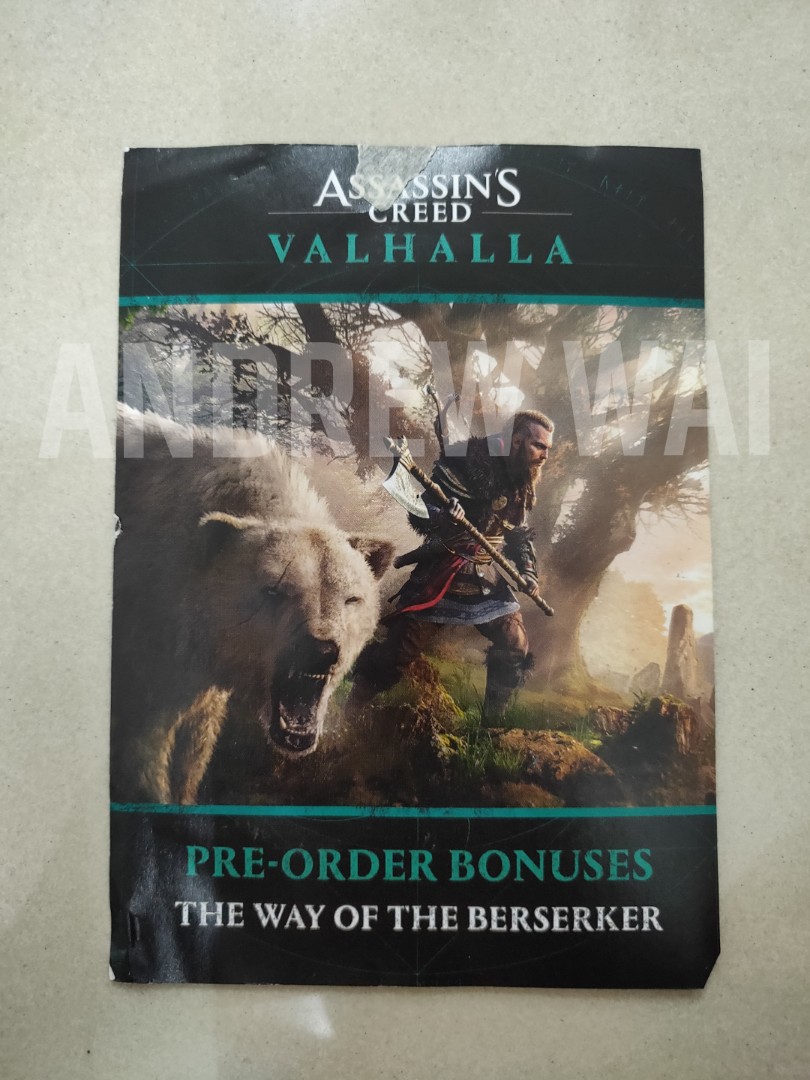 Assassin S Creed Valhalla Pre Order Dlc Video Gaming Video Games On Carousell