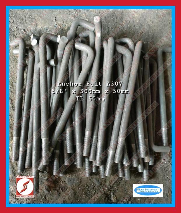 ASTM A307 Anchor Bolt, Commercial & Industrial, Construction & Building