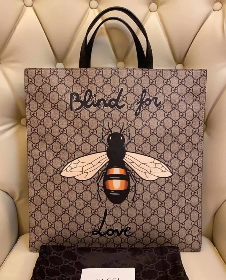 Authentic Gucci Blind for Love tote Bag, Luxury, Bags & Wallets on ...