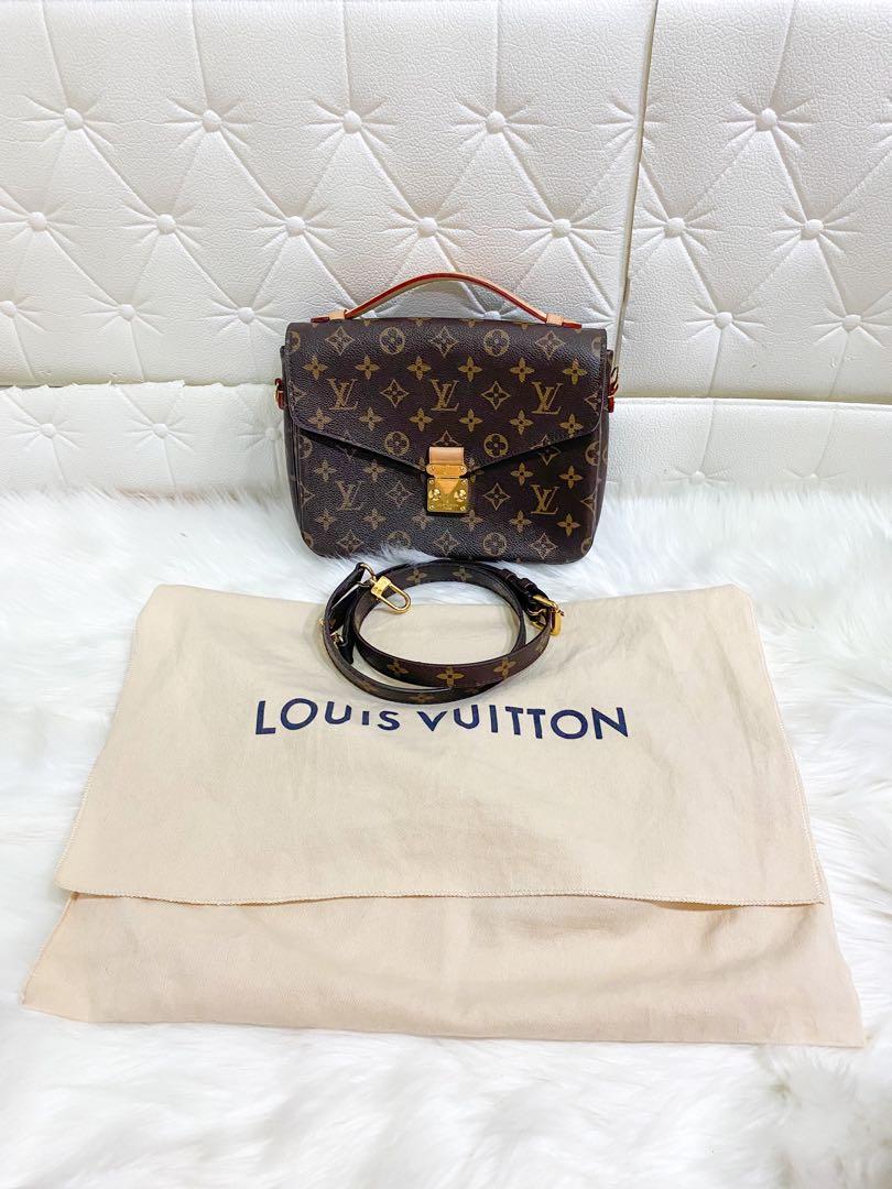 AUTHENTIC LV Monogram Pochette Metis (Category: Luxury Bags & Wallets) located in Quezon City. Submitted by closetofcoco (Listing ID 1081337736, Image 1). Description: GUARANTEED AUTHENTIC PM for inquiries Inclusions in pic — excellent condition Available for Layaway DISCLAIMER: We are not affiliated or associated with any of the brands featured. All copyrights reserved to the respective original brand holders. .