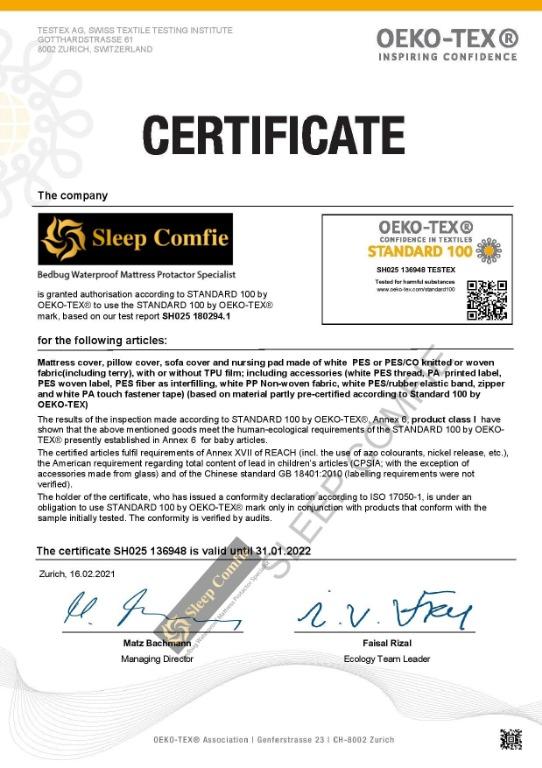 Bed Bug Mattress Protector for IKEA Bed Size 58 71, Furniture & Home Living, Furniture, Bed