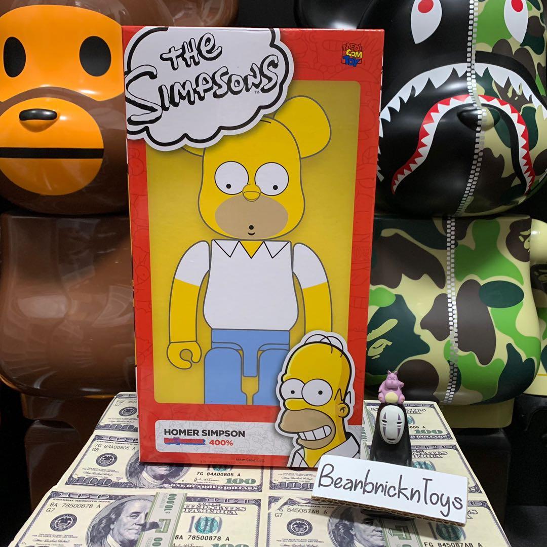 BearBrick 400% Homer Simpson 専用箱なし HomerSimpson-400-Bearbrick-