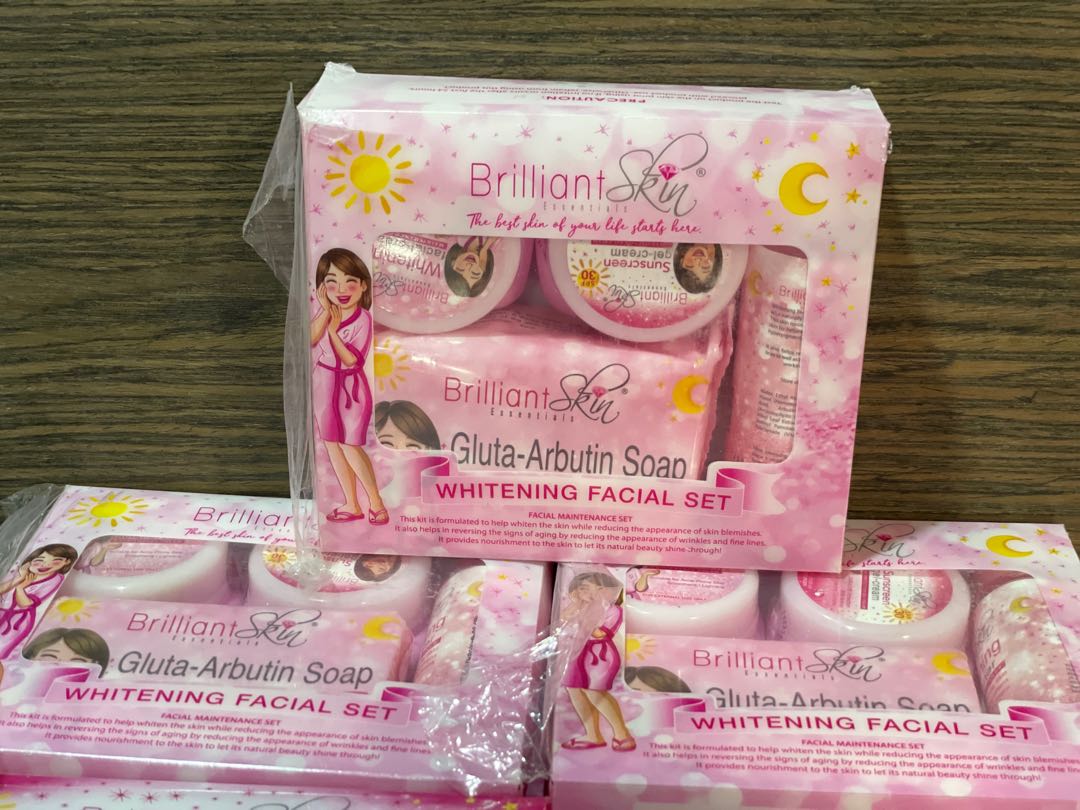Brilliant Skin Whitening Facial Set Beauty Personal Care Face Face Care On Carousell