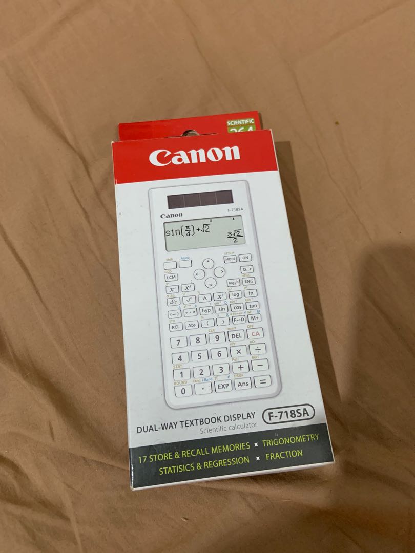 calculator canon f 718sa white kalkulator canon