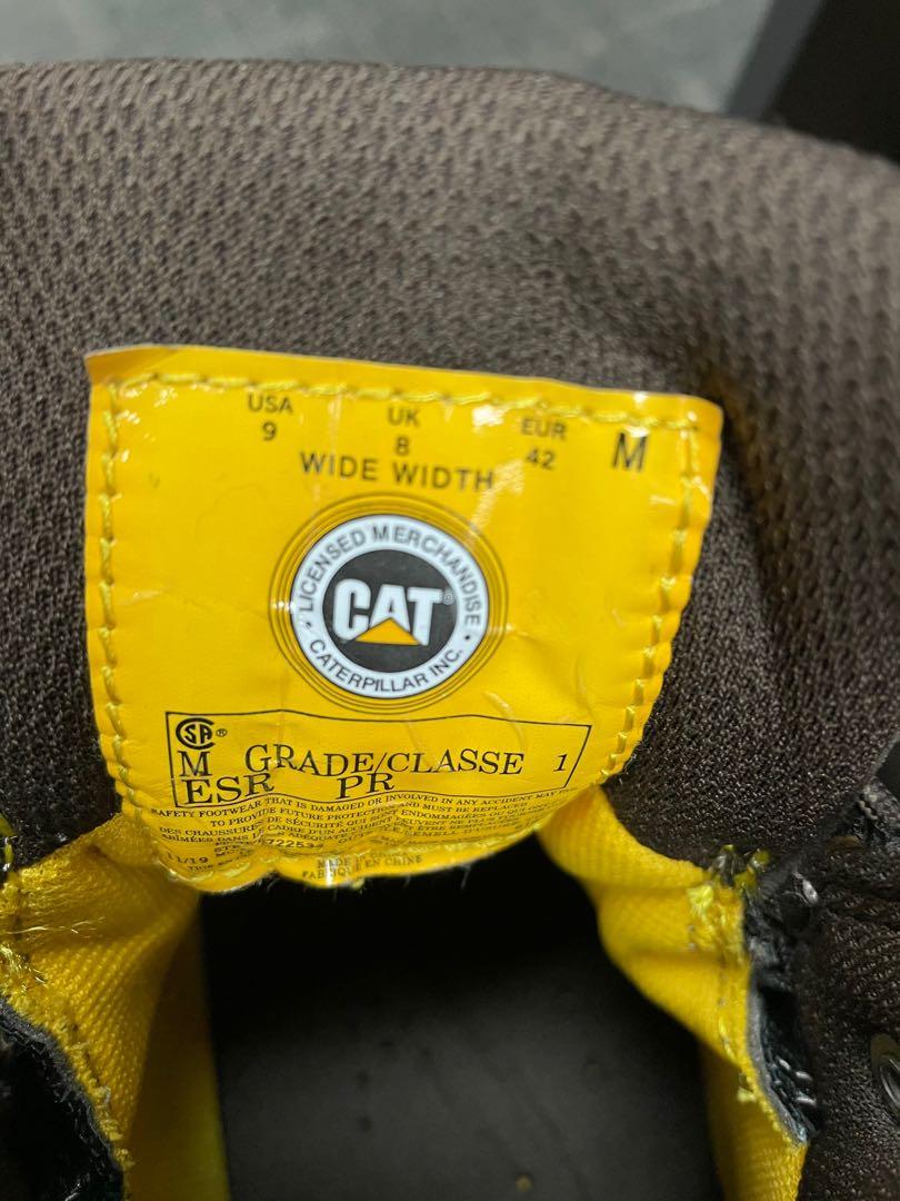 Caterpillar Safety Boots USED, Men's Fashion, Footwear, Boots on Carousell