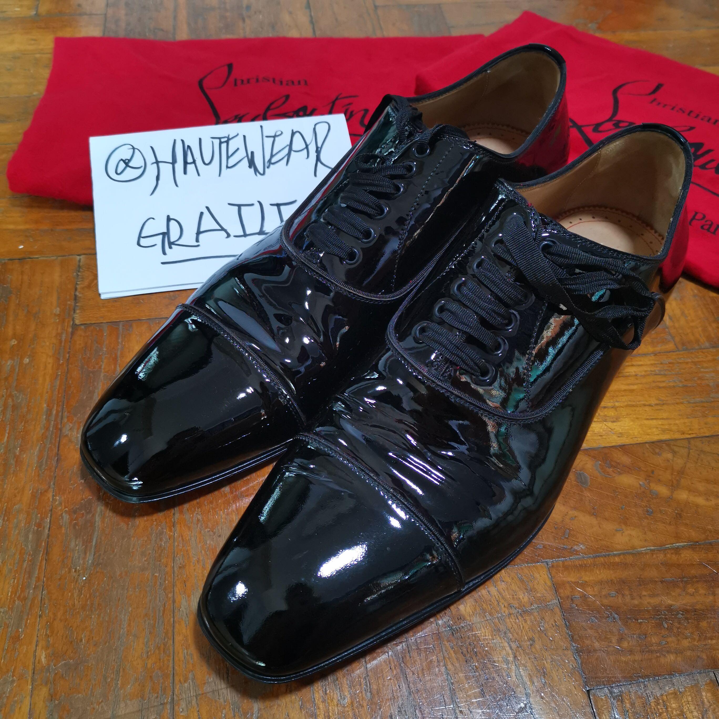 Greggo Black Patent leather - Men Shoes - Christian Louboutin