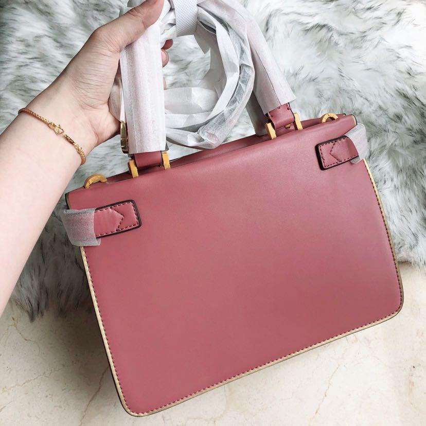 Clearance Michael Kors Tatiana Green Satchel