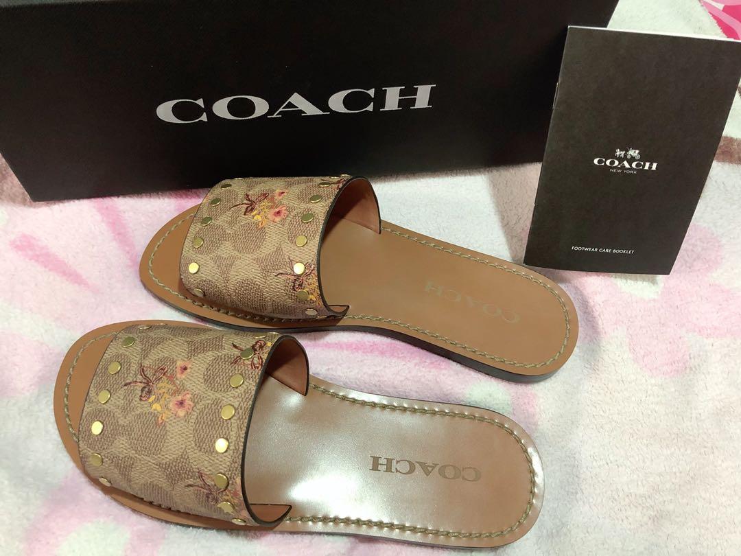 Coach Slides Cecilia Women s Fashion Footwear Flats Sandals
