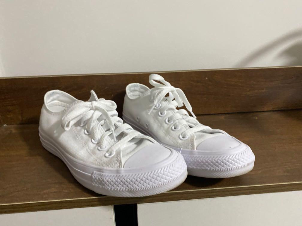 Converse Chuck Taylor All Star Ox White Monochrome W6.5 Women s