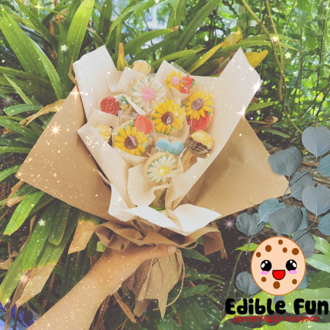 Teacher S Day Cookie Bouquet Food Drinks Gift Baskets Hampers On Carousell