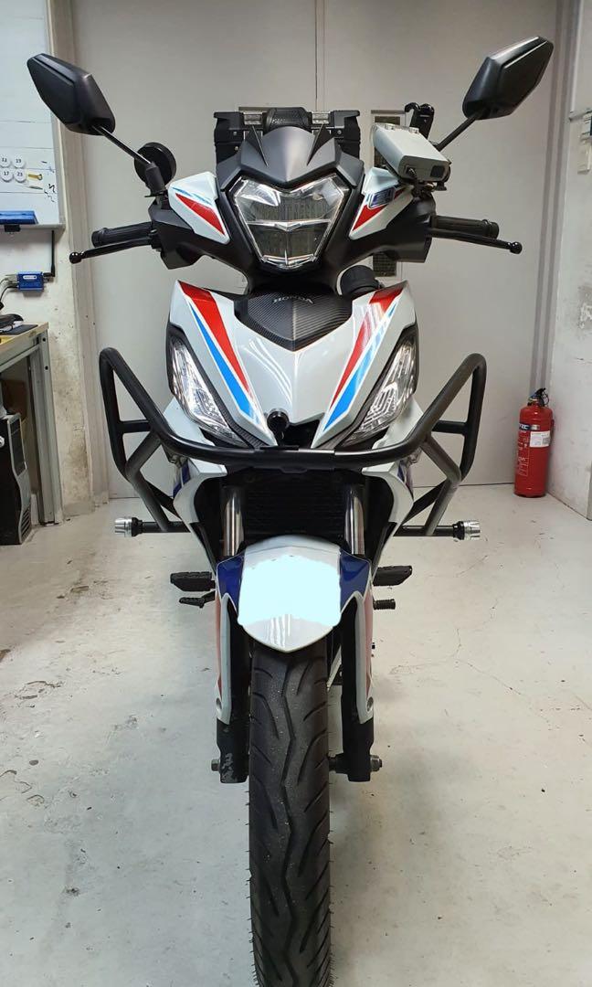 Crash Bar For Honda Rs150r Motorcycles Motorcycle Accessories On Carousell