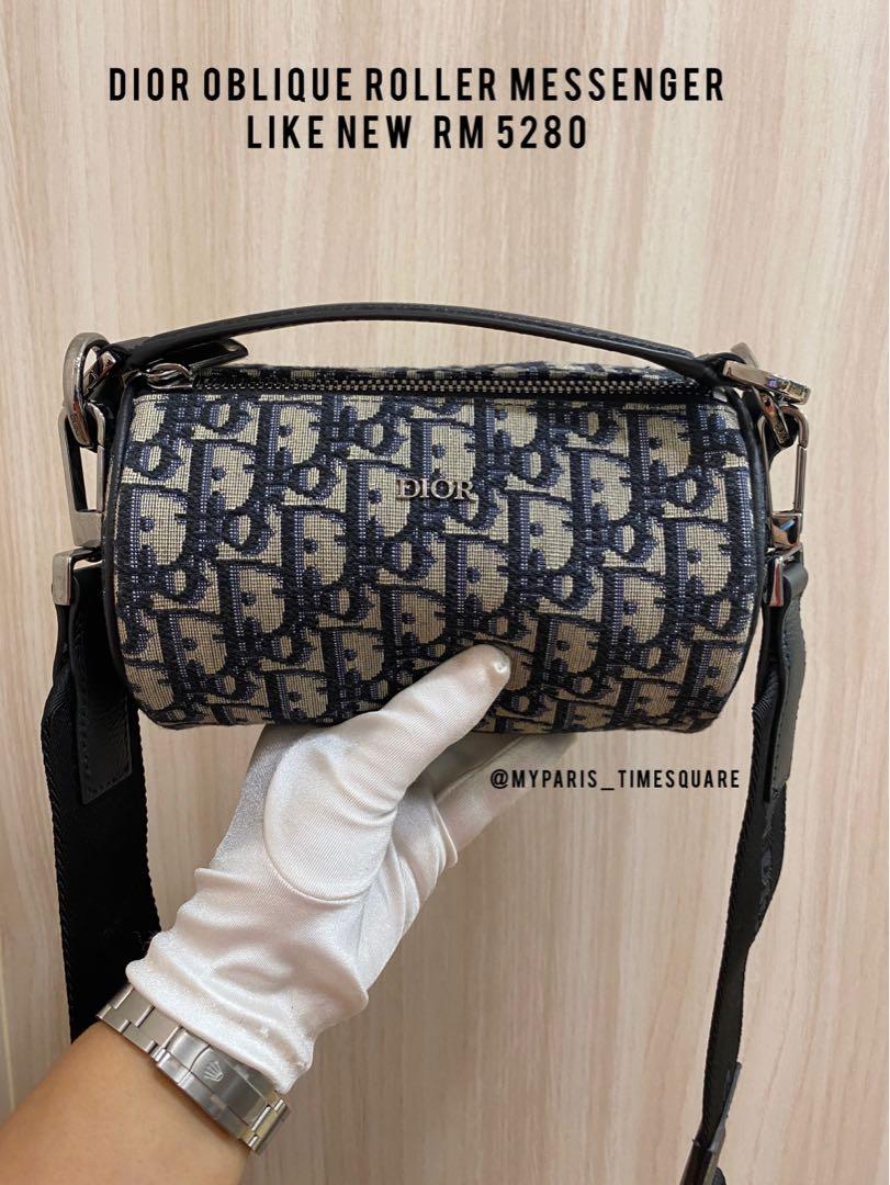 D I o r Oblique Jacquard Roller Messenger Bag Unisex Luxury Bags