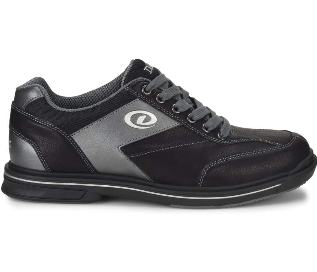 Dexter Mens Match Play Black/Alloy Left Handed Bowling Shoes 
