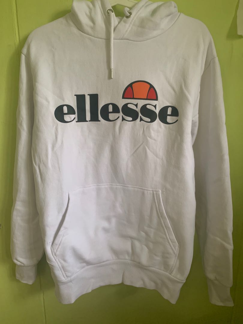 White top ellesse hoodie