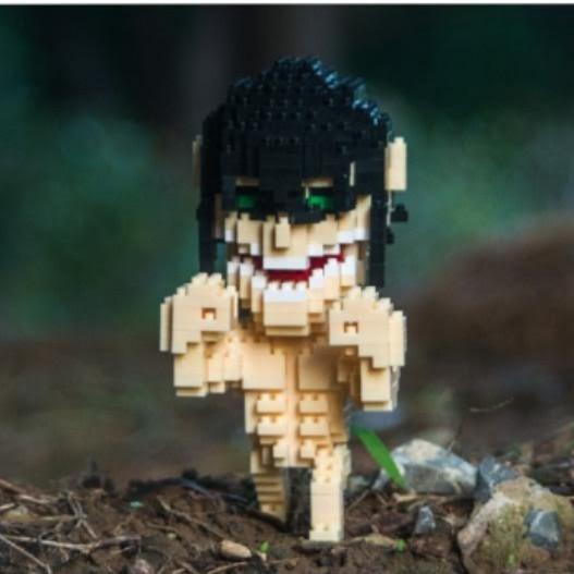 巨人進擊的巨人nanoblock Lego 3d Pvc Figure 積木手版車力巨人女型巨人艾倫巨人猿之巨人levi 兵長超大型巨人 玩具 遊戲類 玩具 Carousell