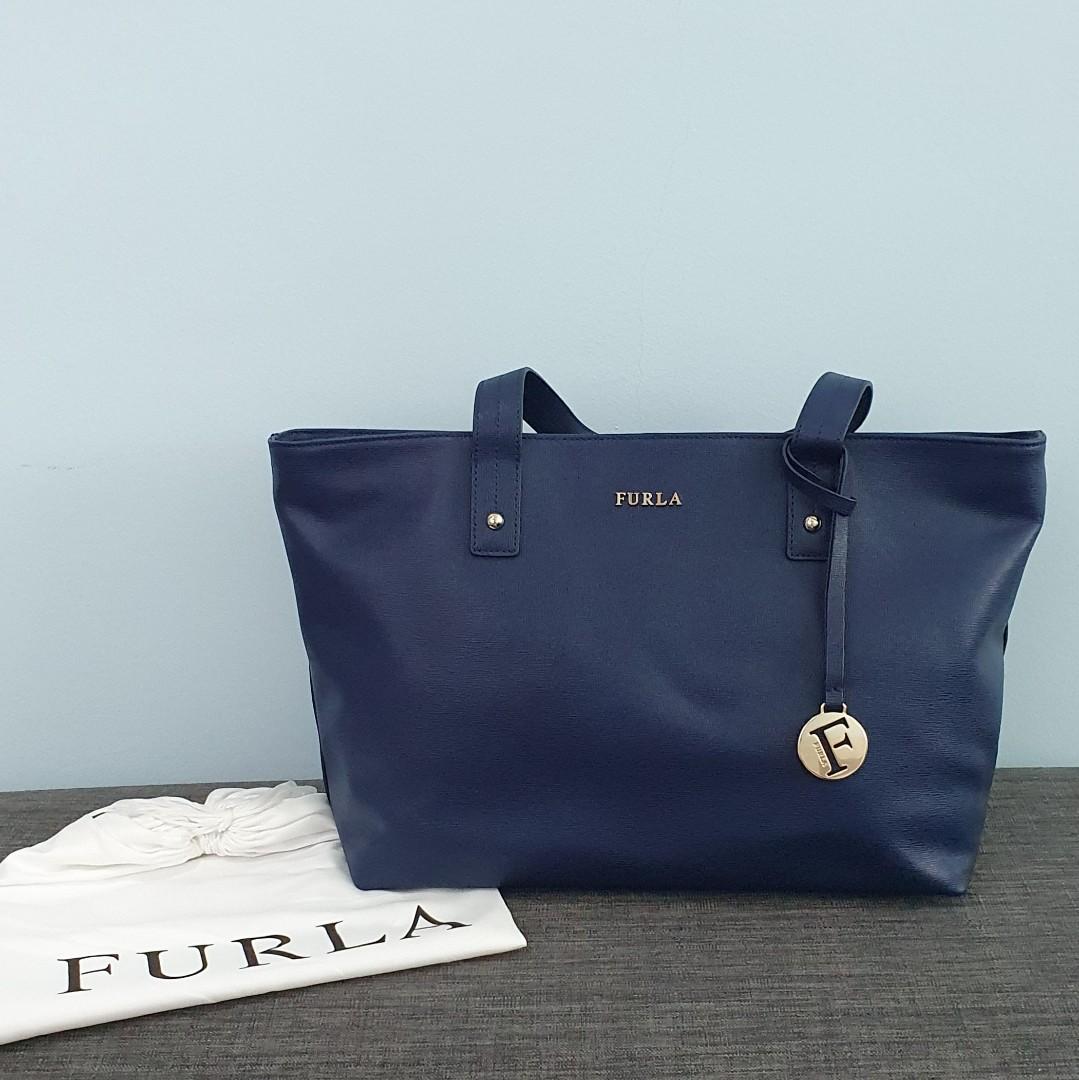 FURLA tote bag, Women's Fashion, Bags & Wallets, Tote Bags on Carousell