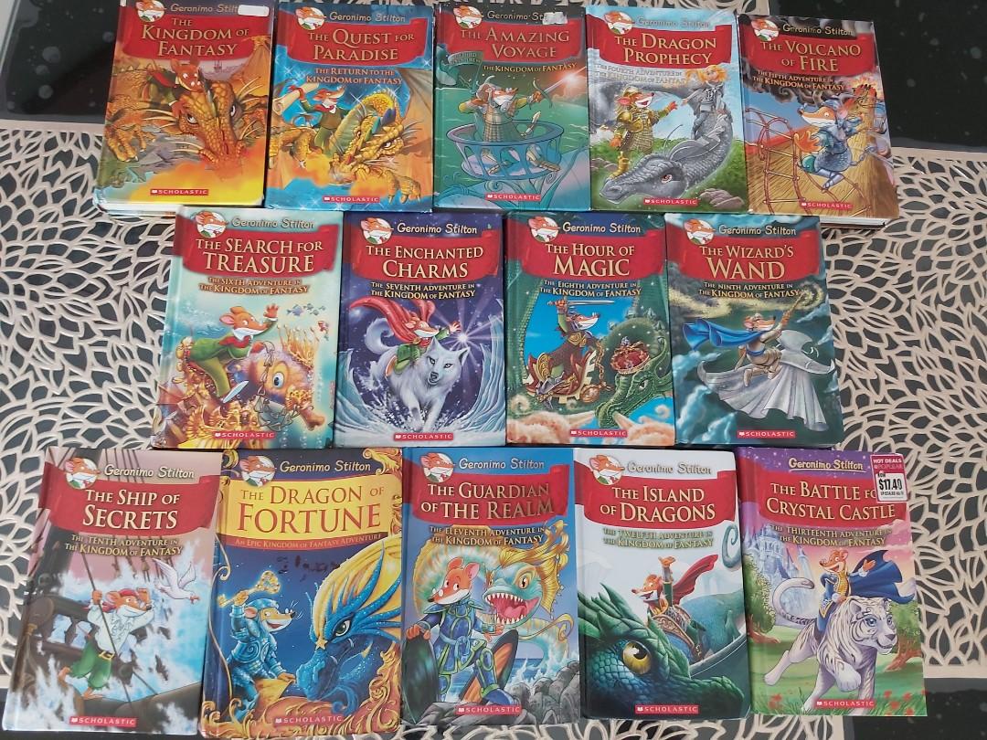 Geronimo Stilton - The Kingdom of Fantasy Full Series including Dragon of  Fortune, Hobbies & Toys, Books & Magazines, Children's Books on Carousell