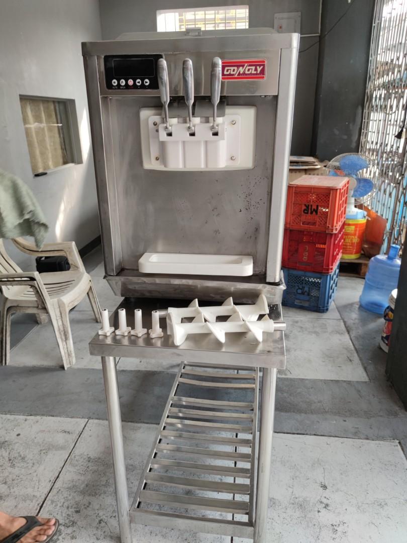 Gongly ice sale cream machine manual